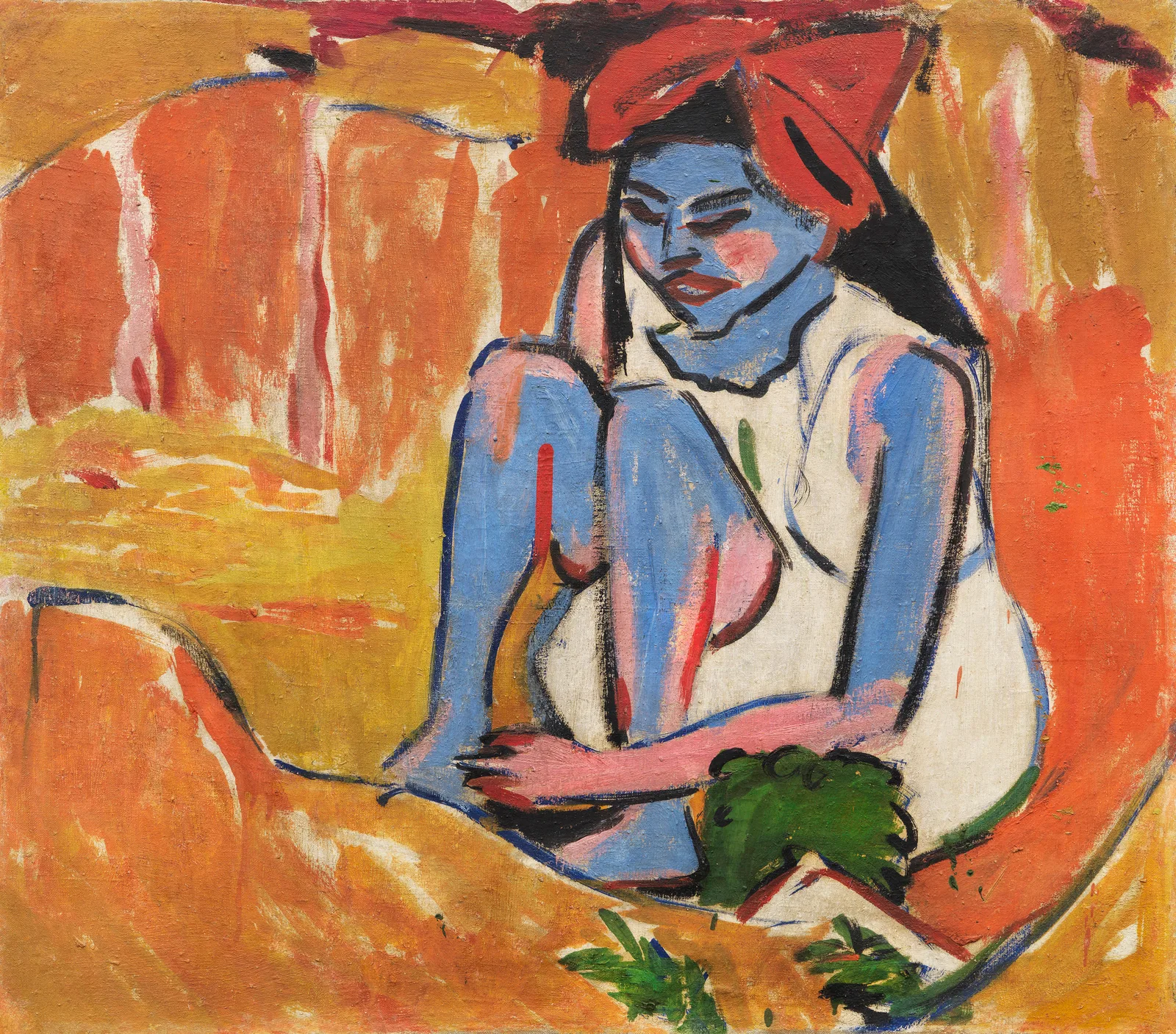 Das blaue Mädchen in der Sonne, Ernst Ludwig Kirchner