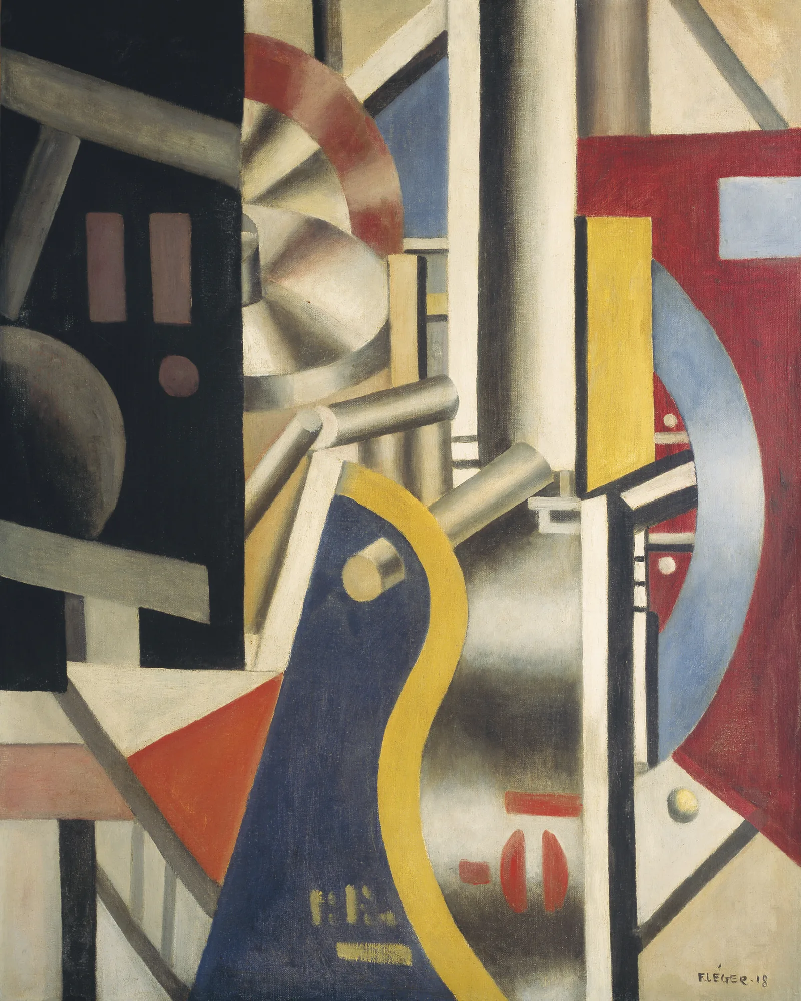 Composition, dans l'usine, Fernand Léger