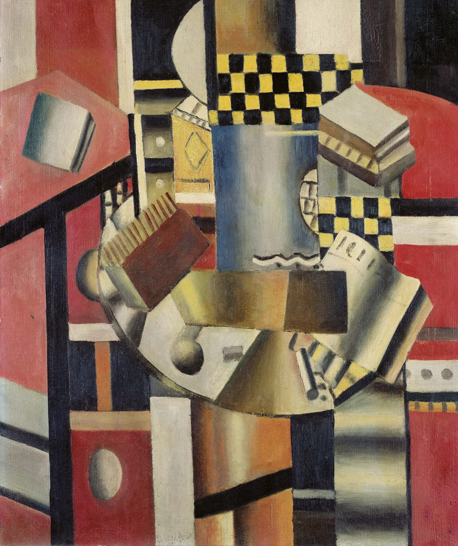 Le damier jaune, Fernand Léger