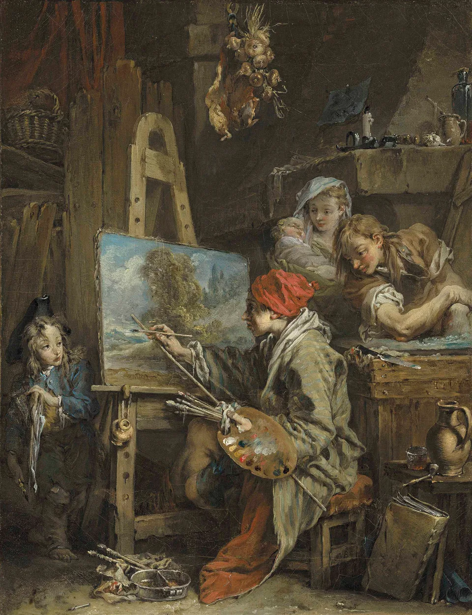 The Landscape Painter, François Boucher