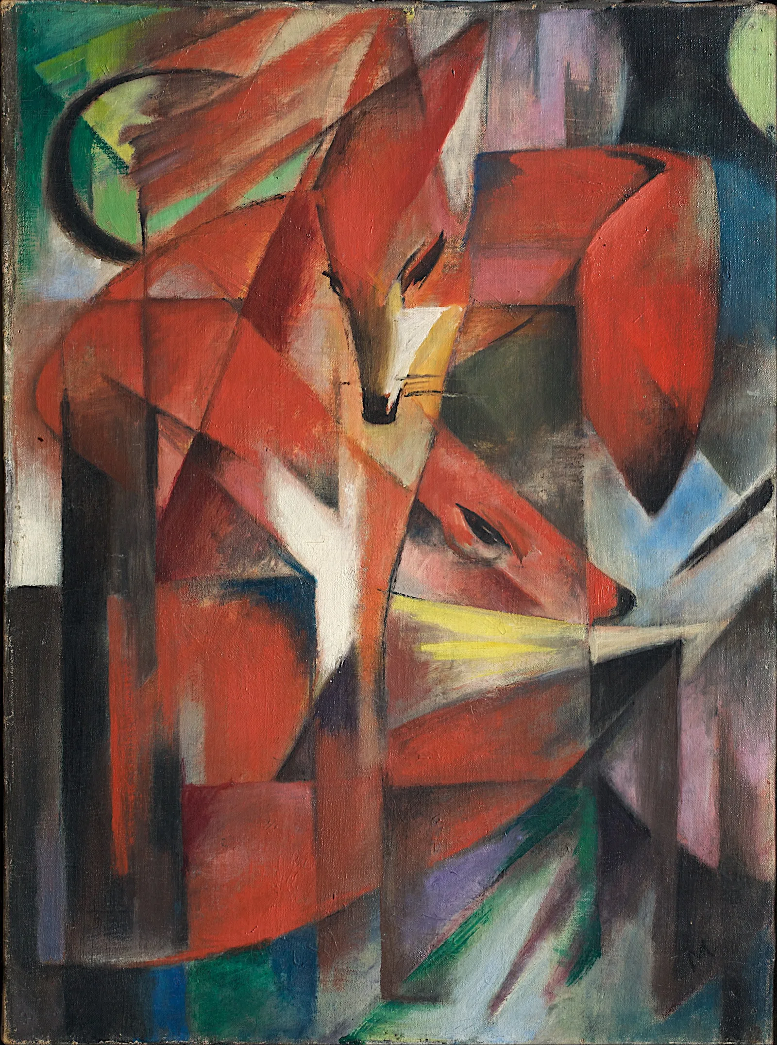 Die Füchse, Franz Marc