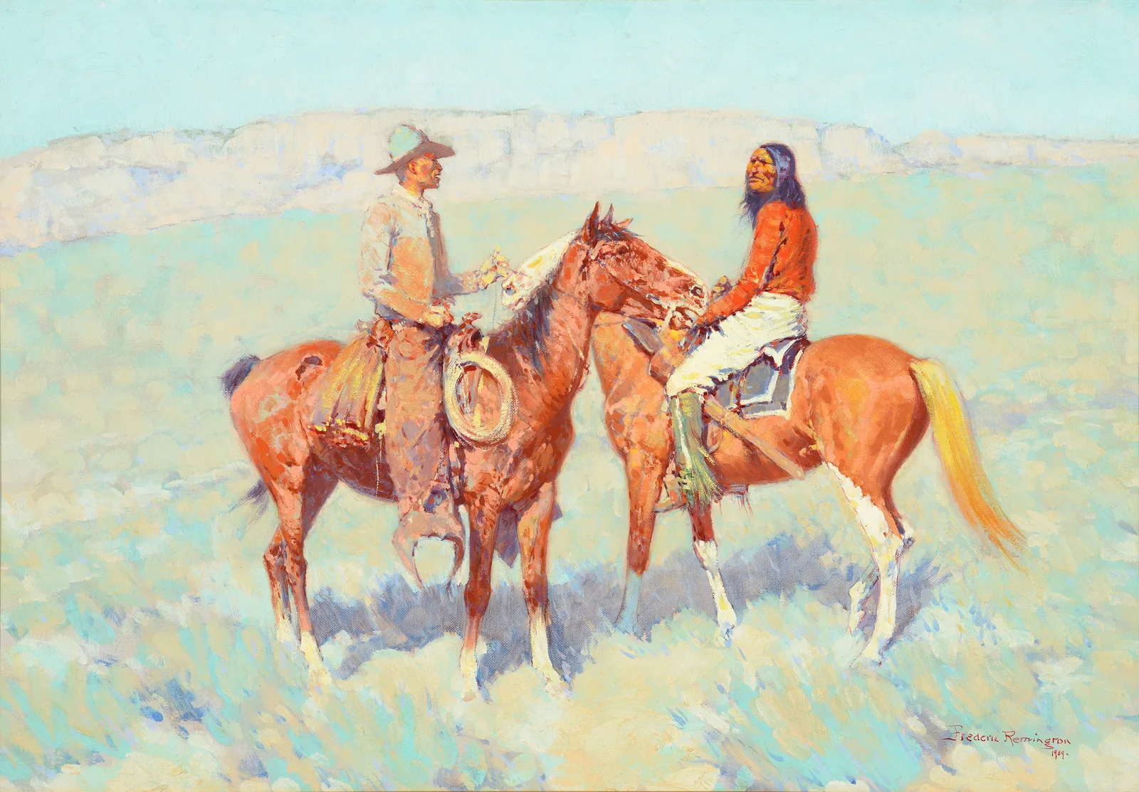 Casuals on the Range, Frederic Remington