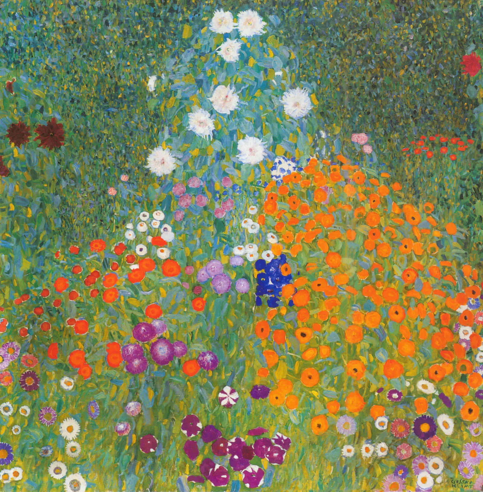 Bauerngarten (Flower Garden), Gustav Klimt