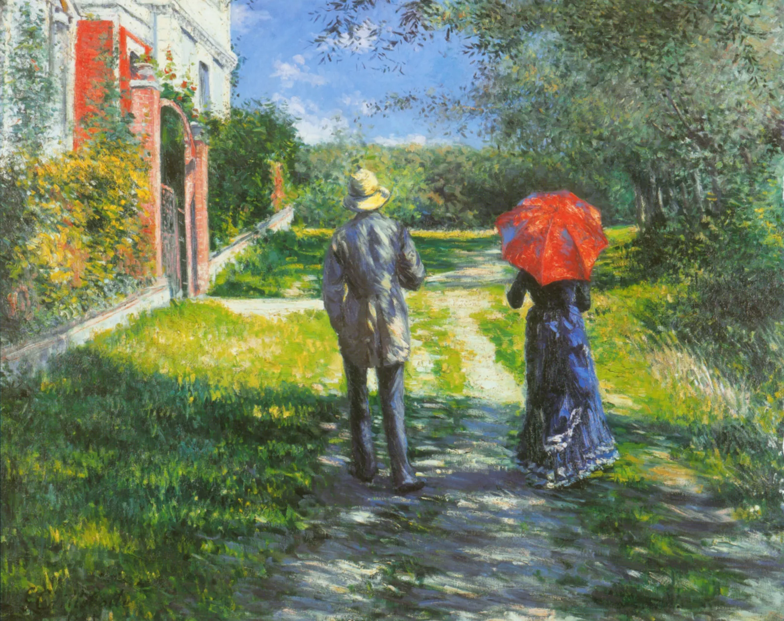 Chemin montant, Gustave Caillebotte