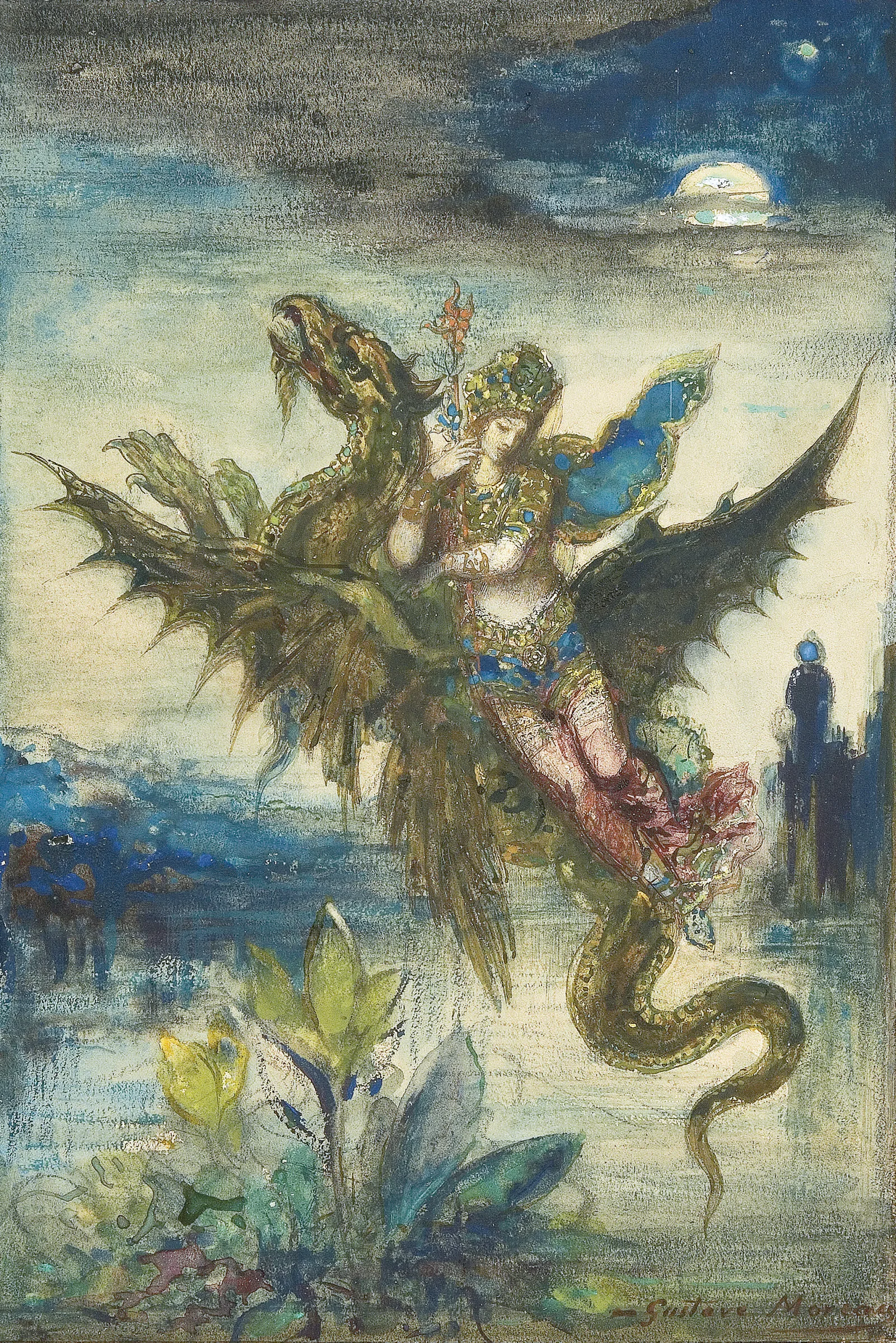 Rêve d'Orient (La Péri), Gustave Moreau