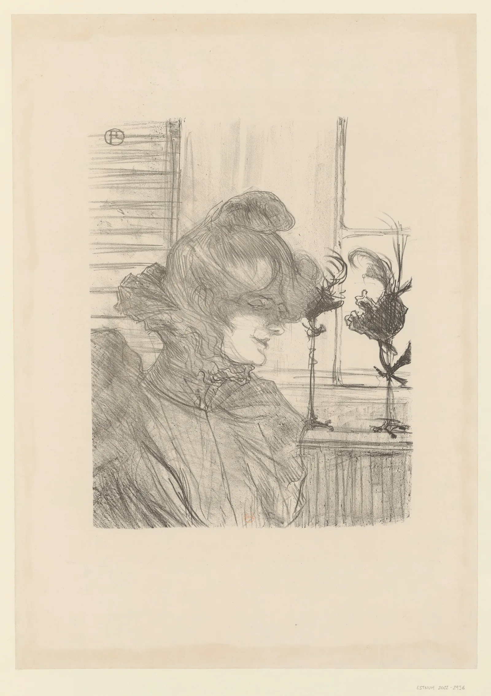 La Modiste, Mademoiselle Margouin, Henri de Toulouse-Lautrec