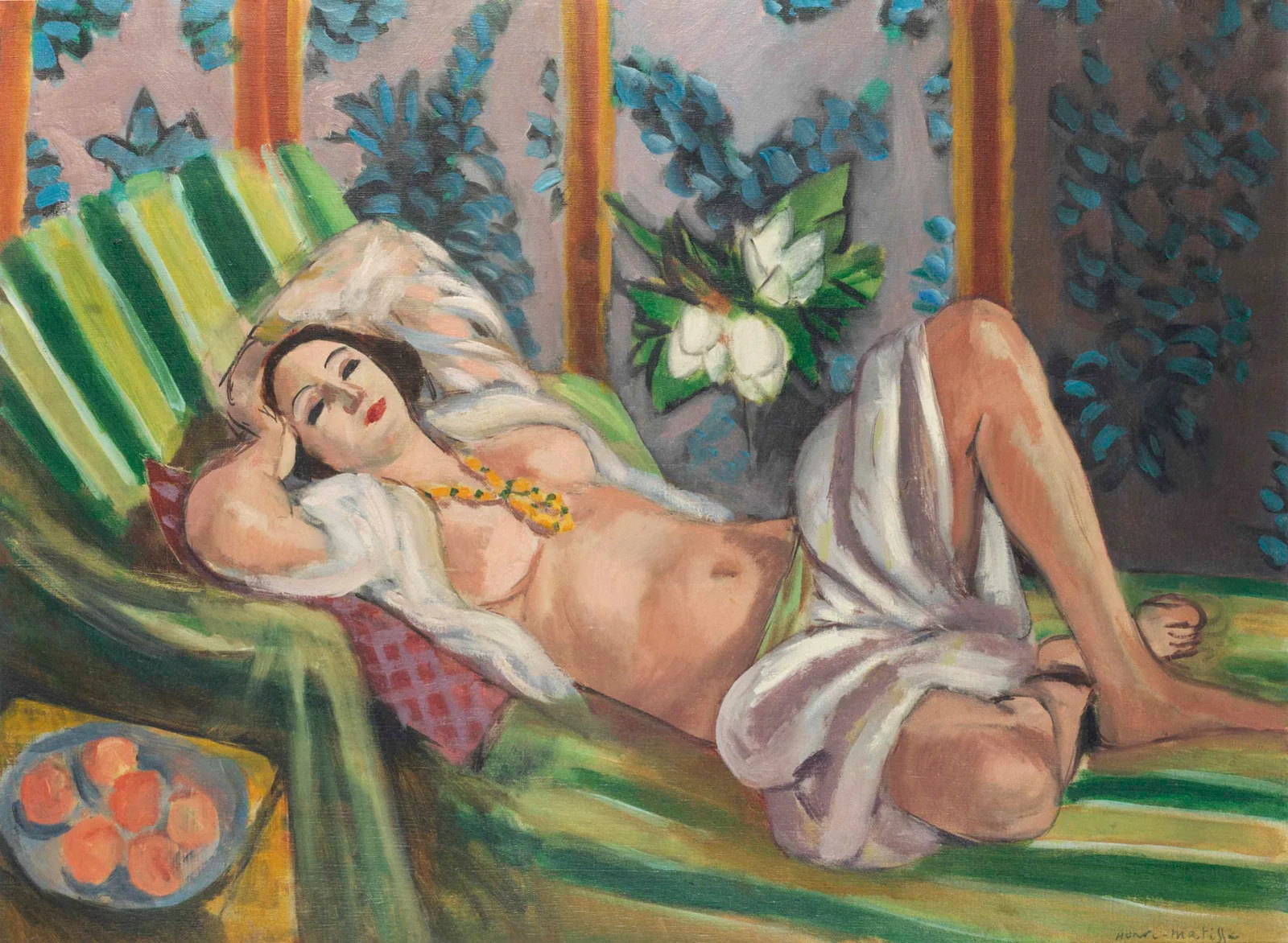 Odalisque couchée aux magnolias, Henri Matisse