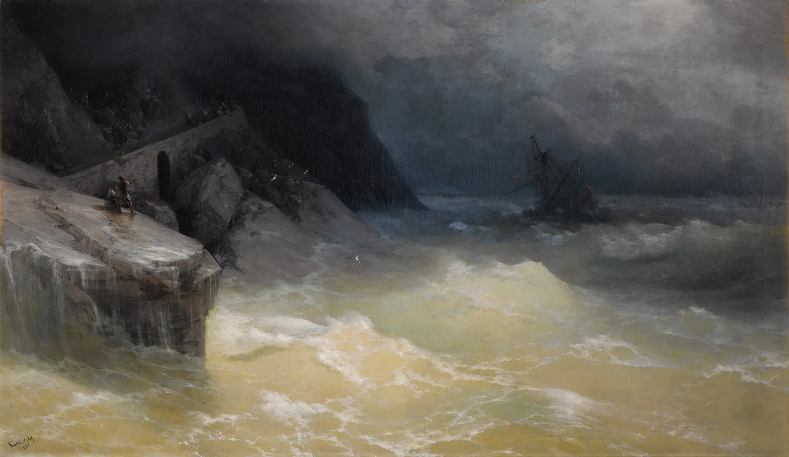 Shipwreck off the Black Sea Coast, Ivan Aivazovsky