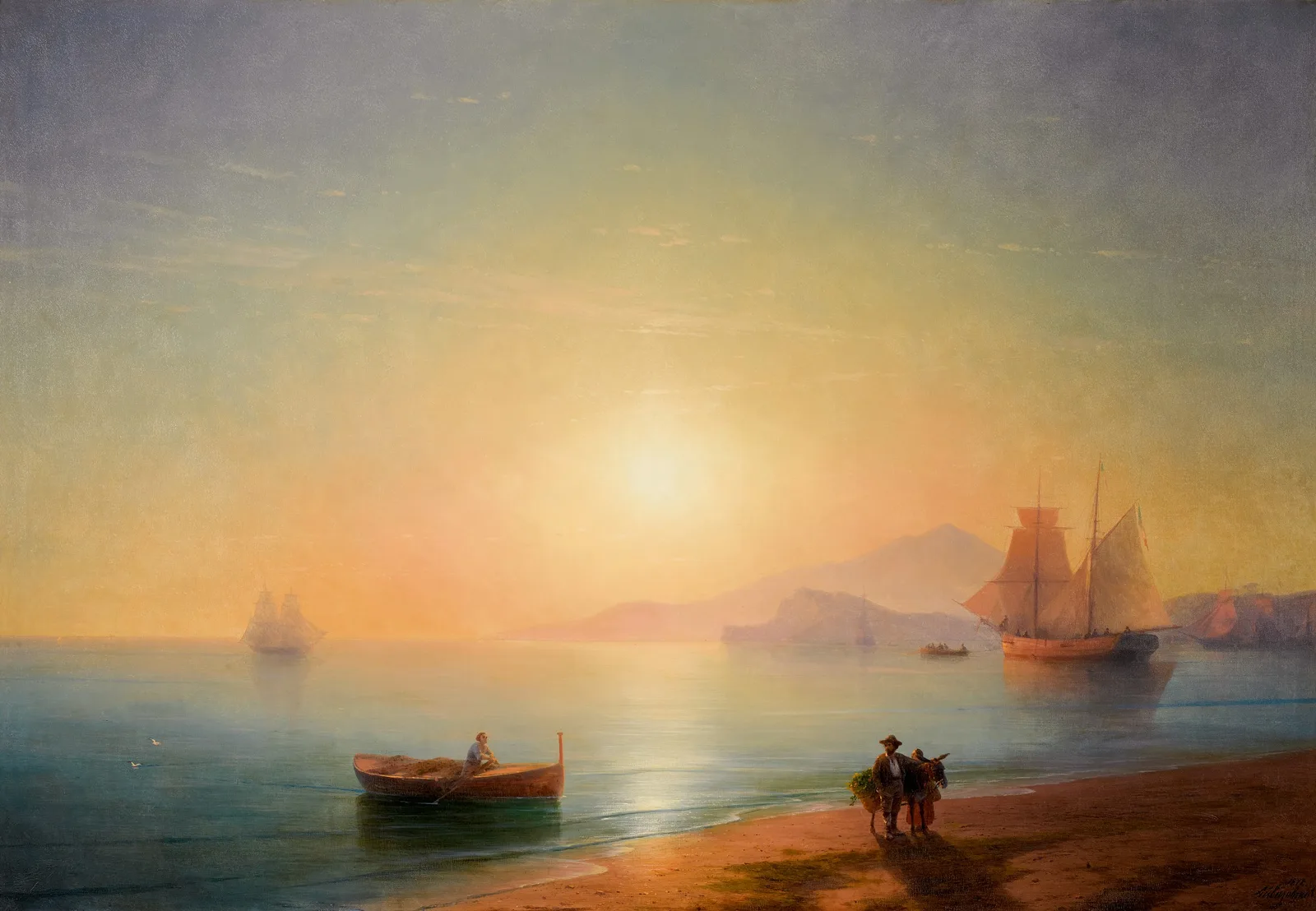 The Bay of Naples, Ivan Aivazovsky