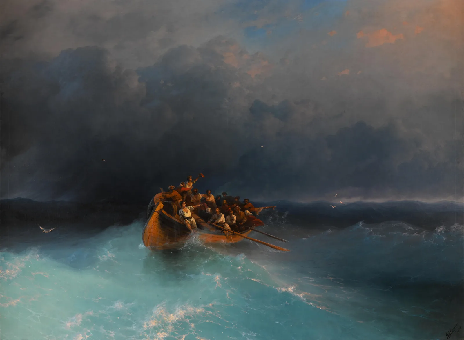 The Survivors, Ivan Aivazovsky