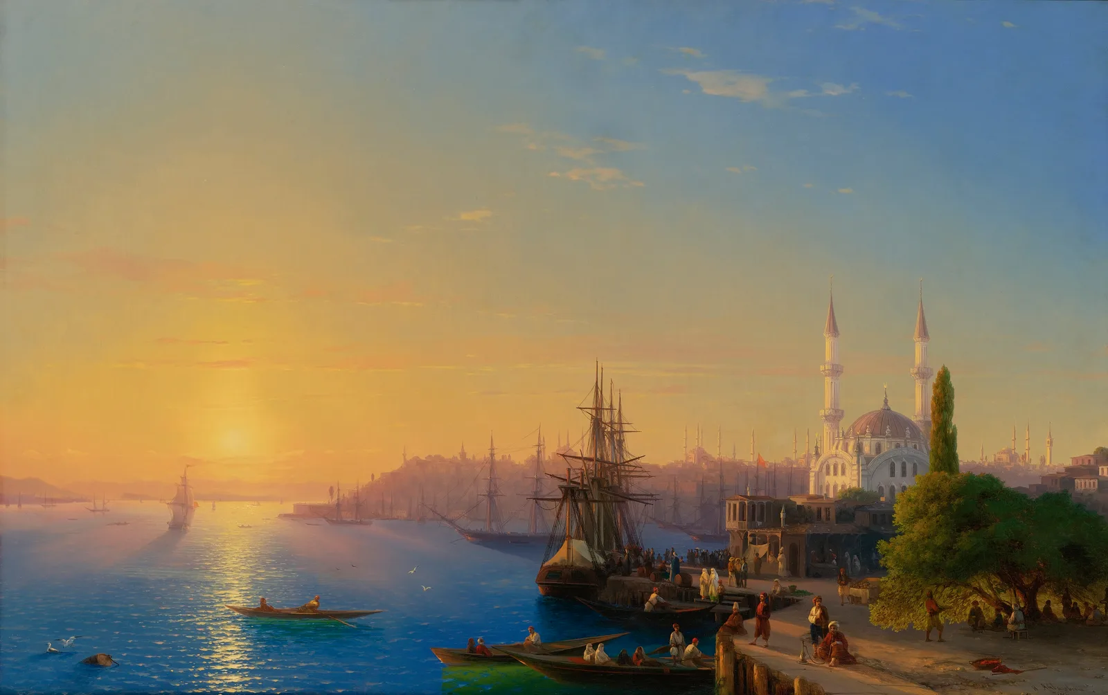 View of Constantinople and the Bosphorus, Ivan Aivazovsky