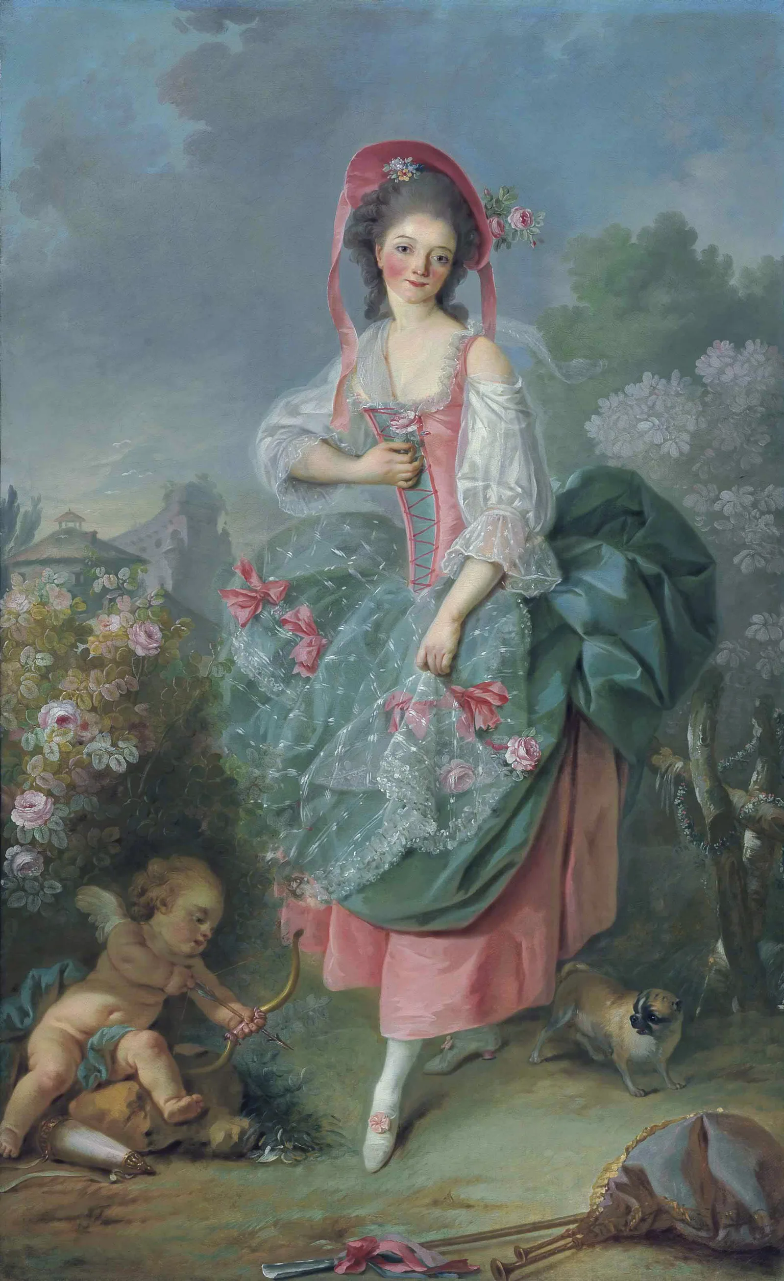 Portrait of Mademoiselle Guimard as Terpsichore, Jacques-Louis David