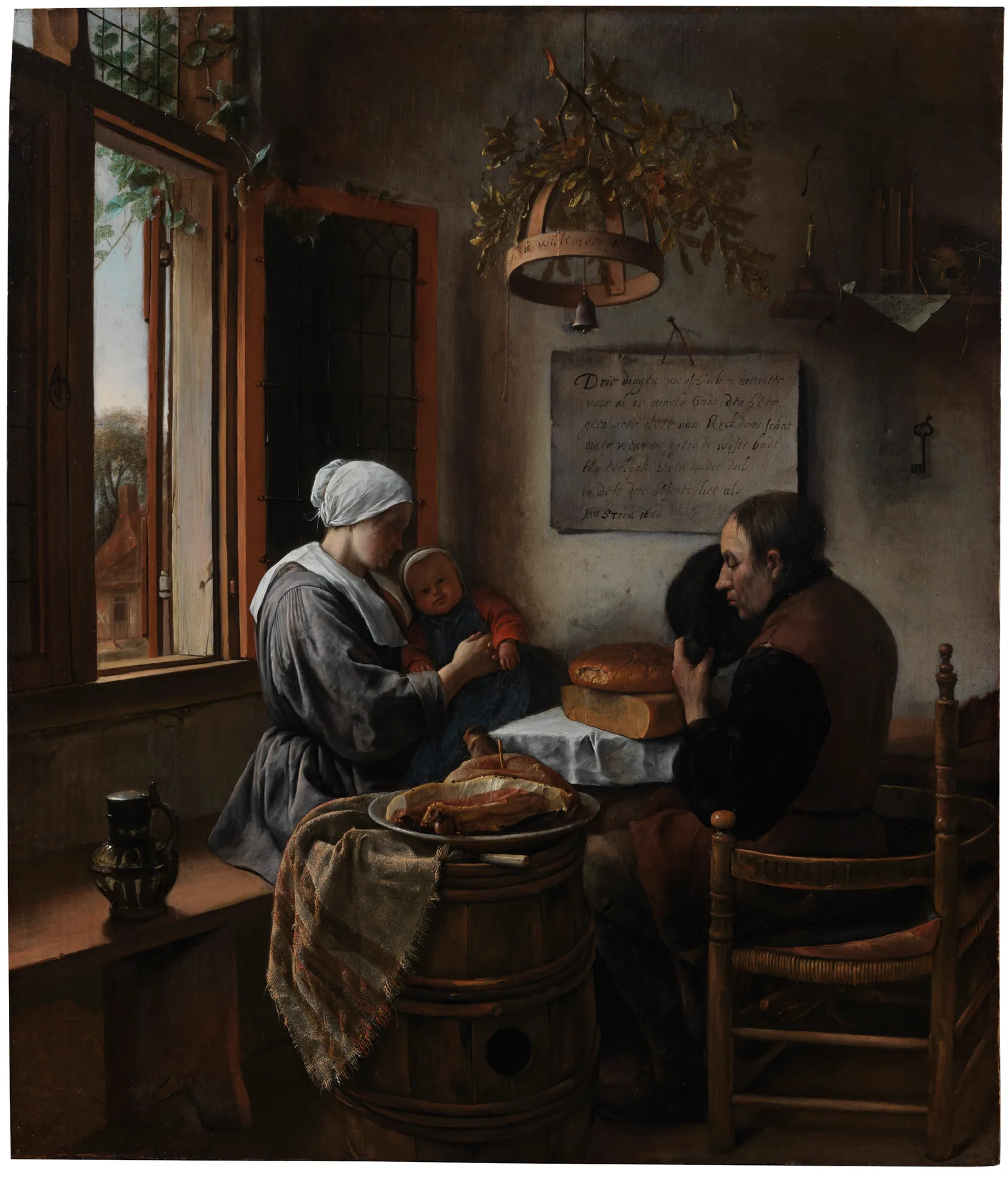 The Prayer before the Meal, Jan Steen