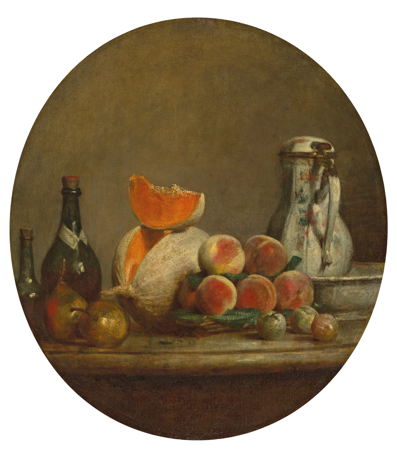 Le Melon entamé (The Cut Melon), Jean-Baptiste-Siméon Chardin