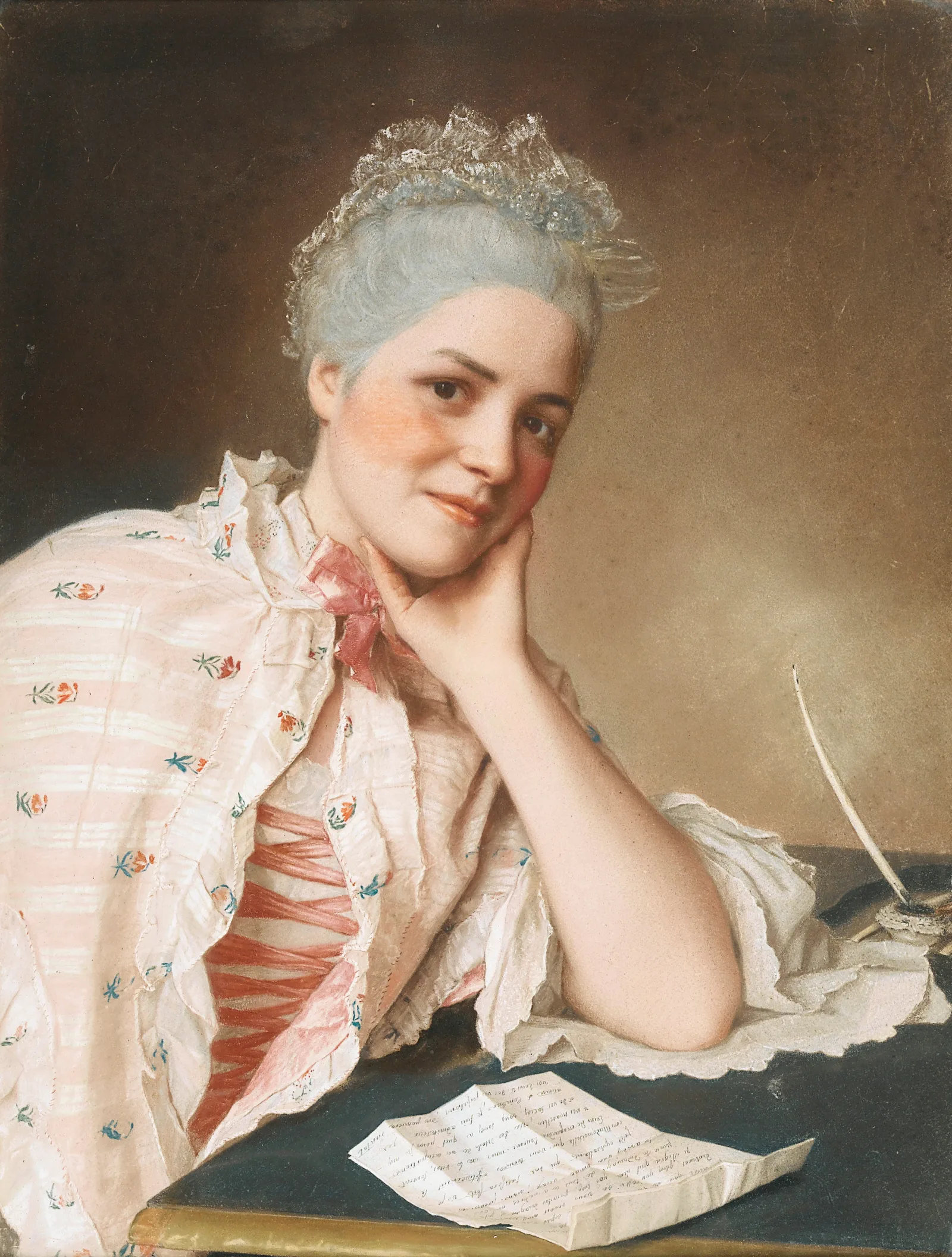 Portrait of Mademoiselle Louise Jacquet, Jean-Étienne Liotard