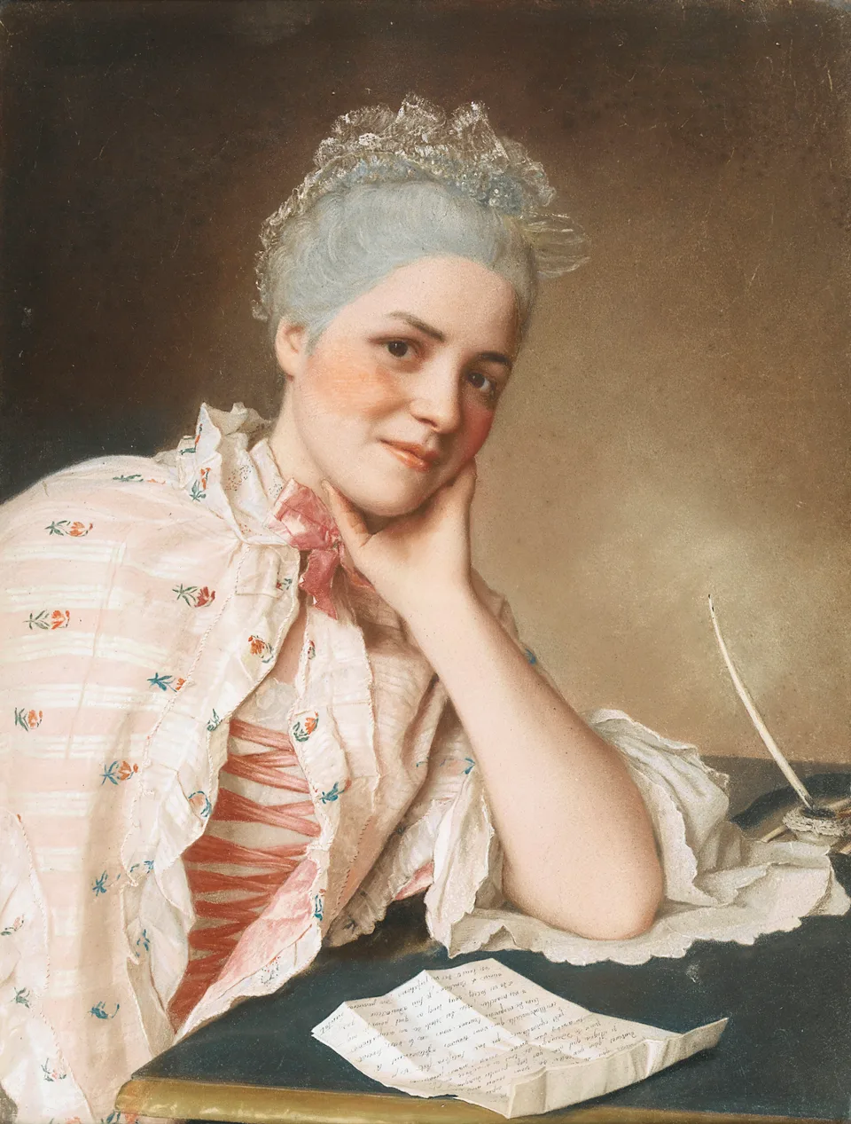 Portrait of Mademoiselle Louise Jacquet, Jean-Étienne Liotard