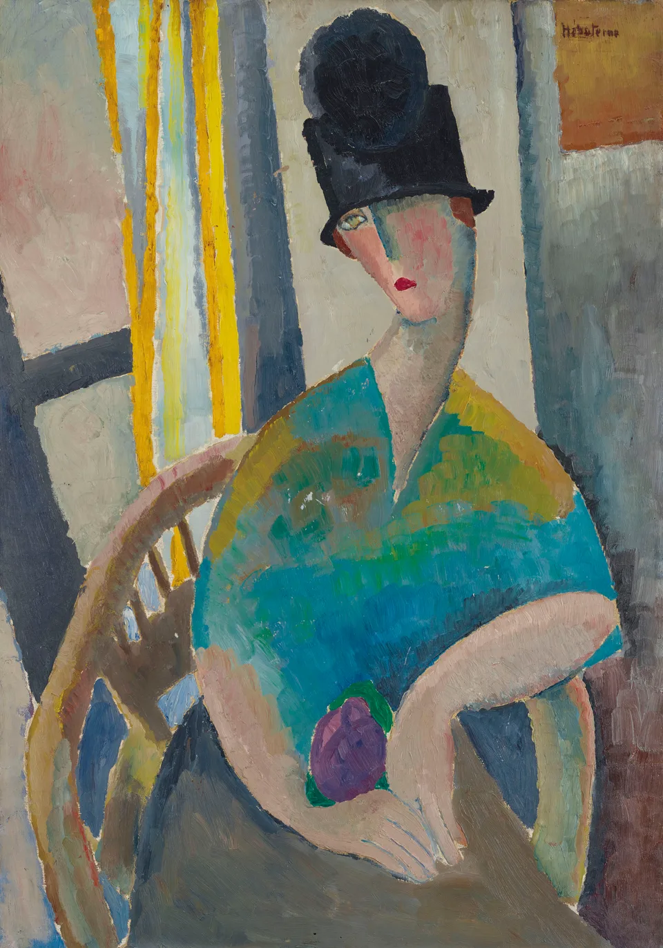 Femme au chapeau cloche, Jeanne Hébuterne