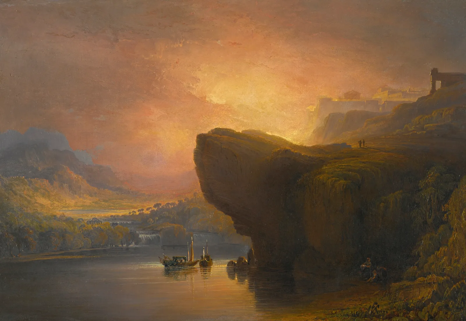 The Celestial City and the River of Bliss, John Martin