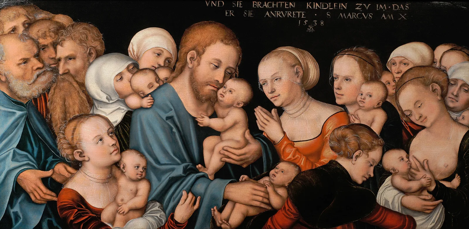 Suffer the little children to come unto me, Lucas Cranach the Elder