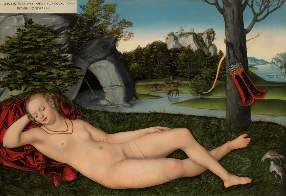 The Nymph of the Spring, Lucas Cranach the Elder
