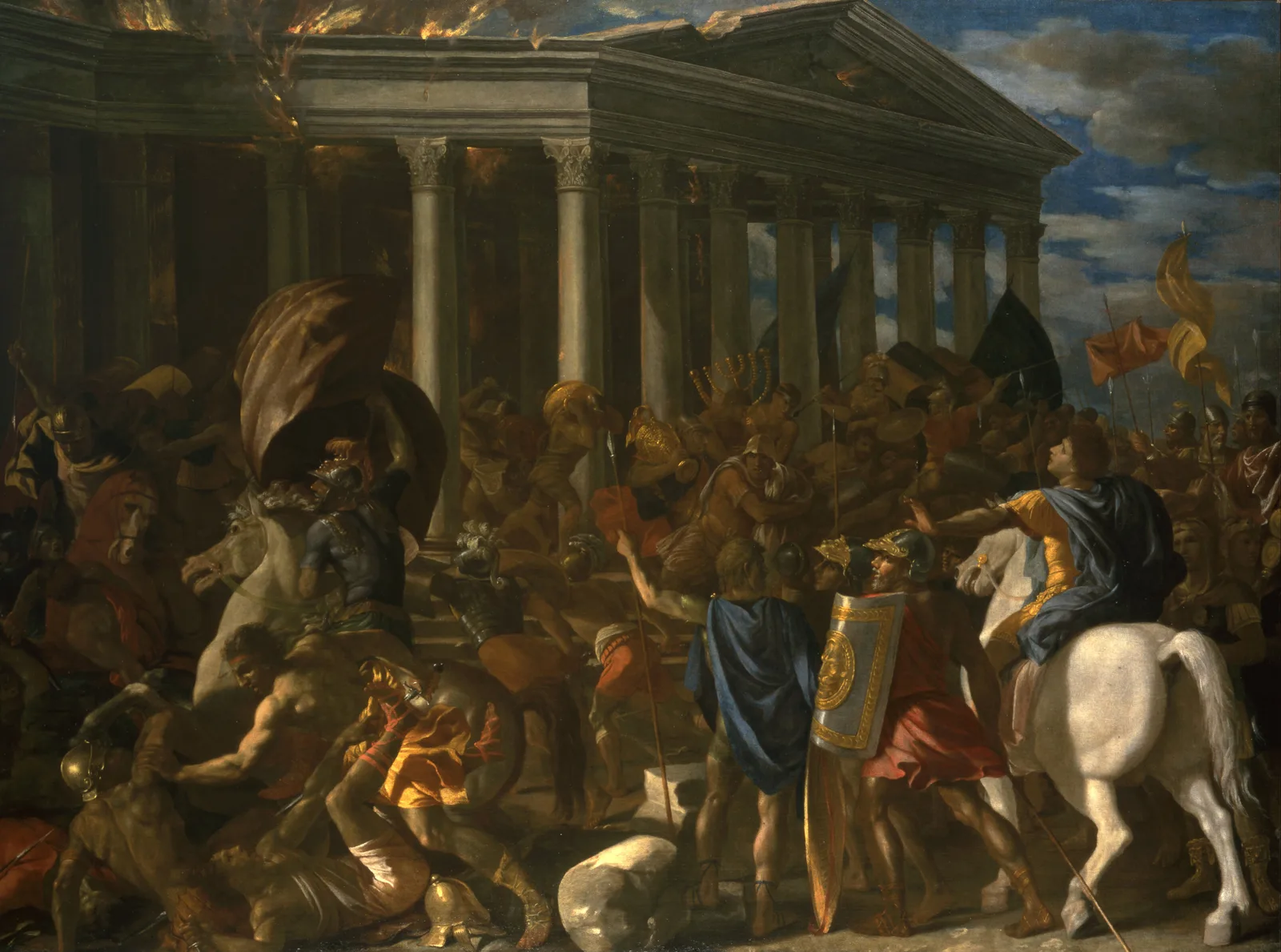 The Destruction and Sack of the Temple of Jerusalem, Nicolas Poussin