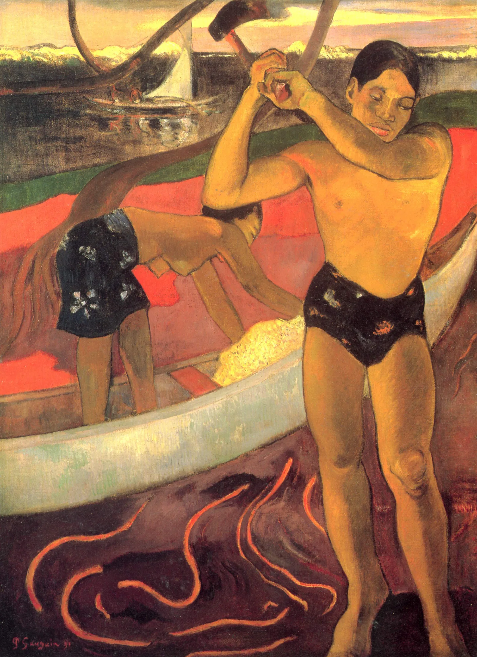 L'homme à la hache, Paul Gauguin