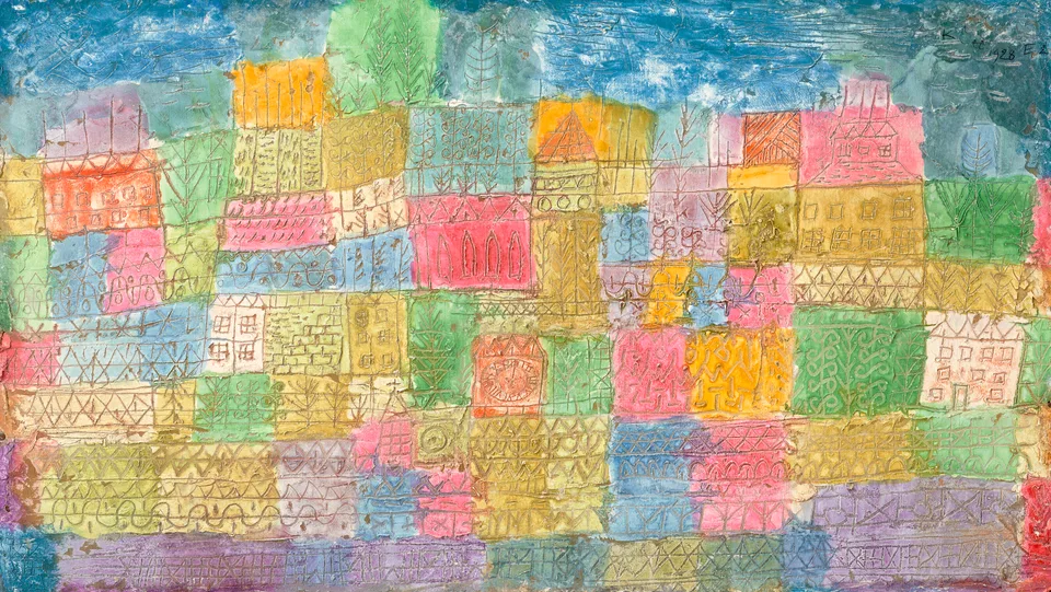 Bunte Landschaft, Paul Klee