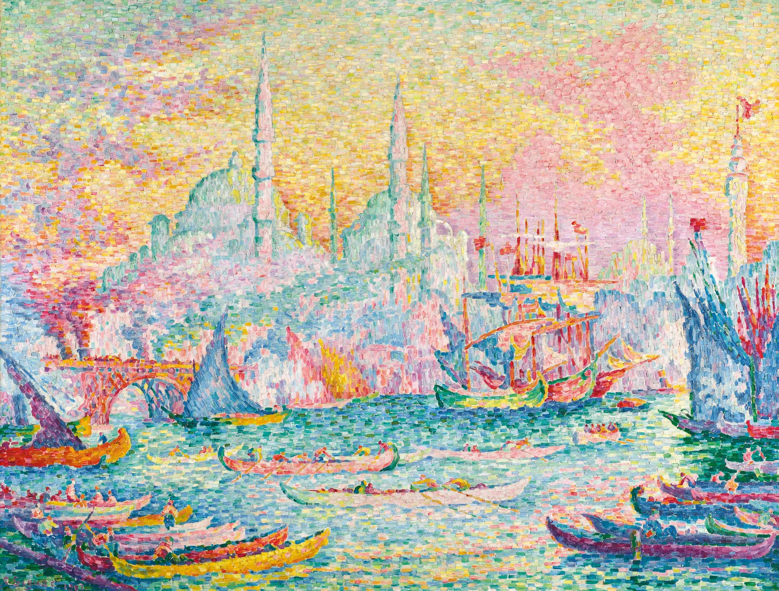 La Corne d'Or (Constantinople), Paul Signac