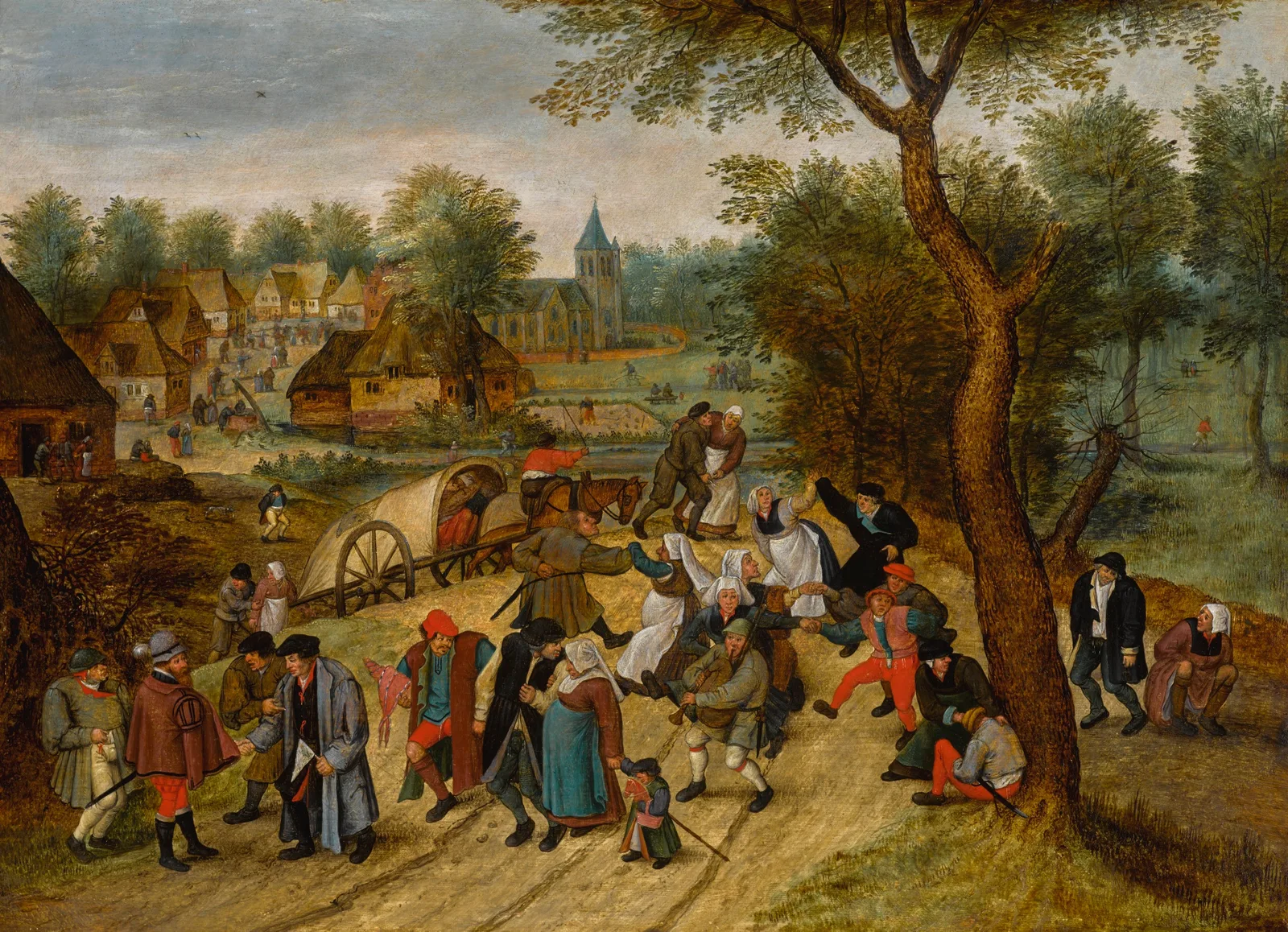 Return from the Kermesse, Pieter Brueghel the Younger