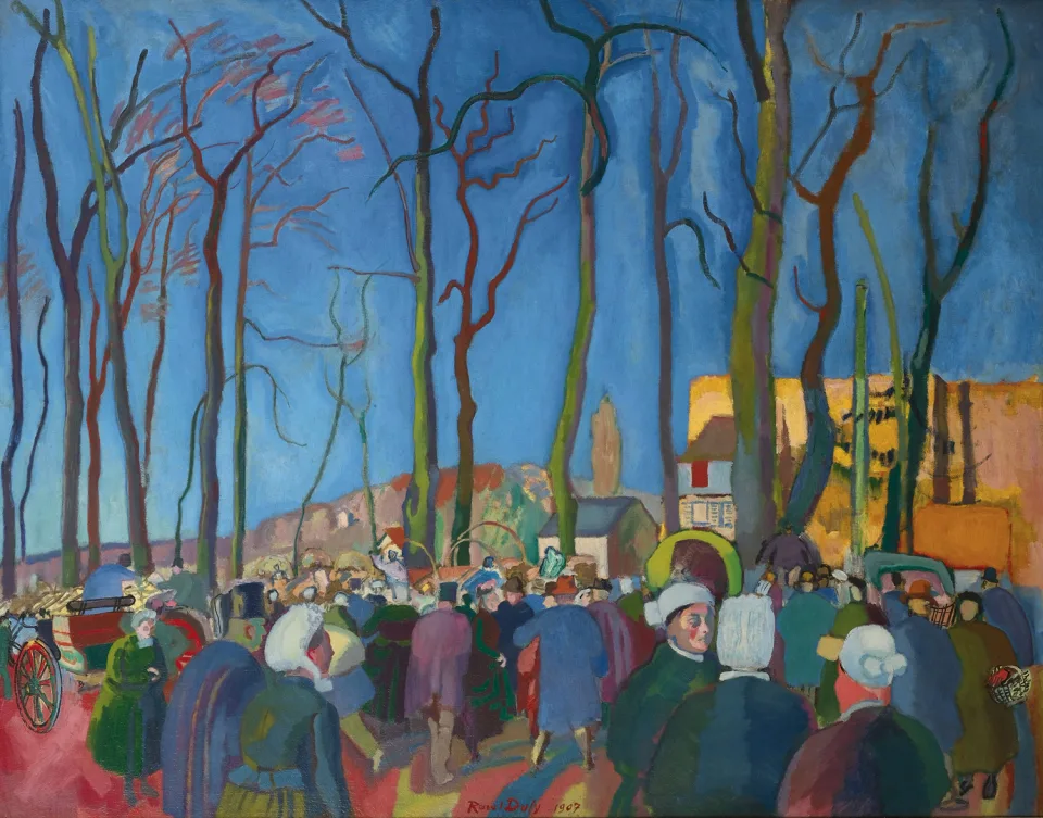 La foire aux oignons, Raoul Dufy
