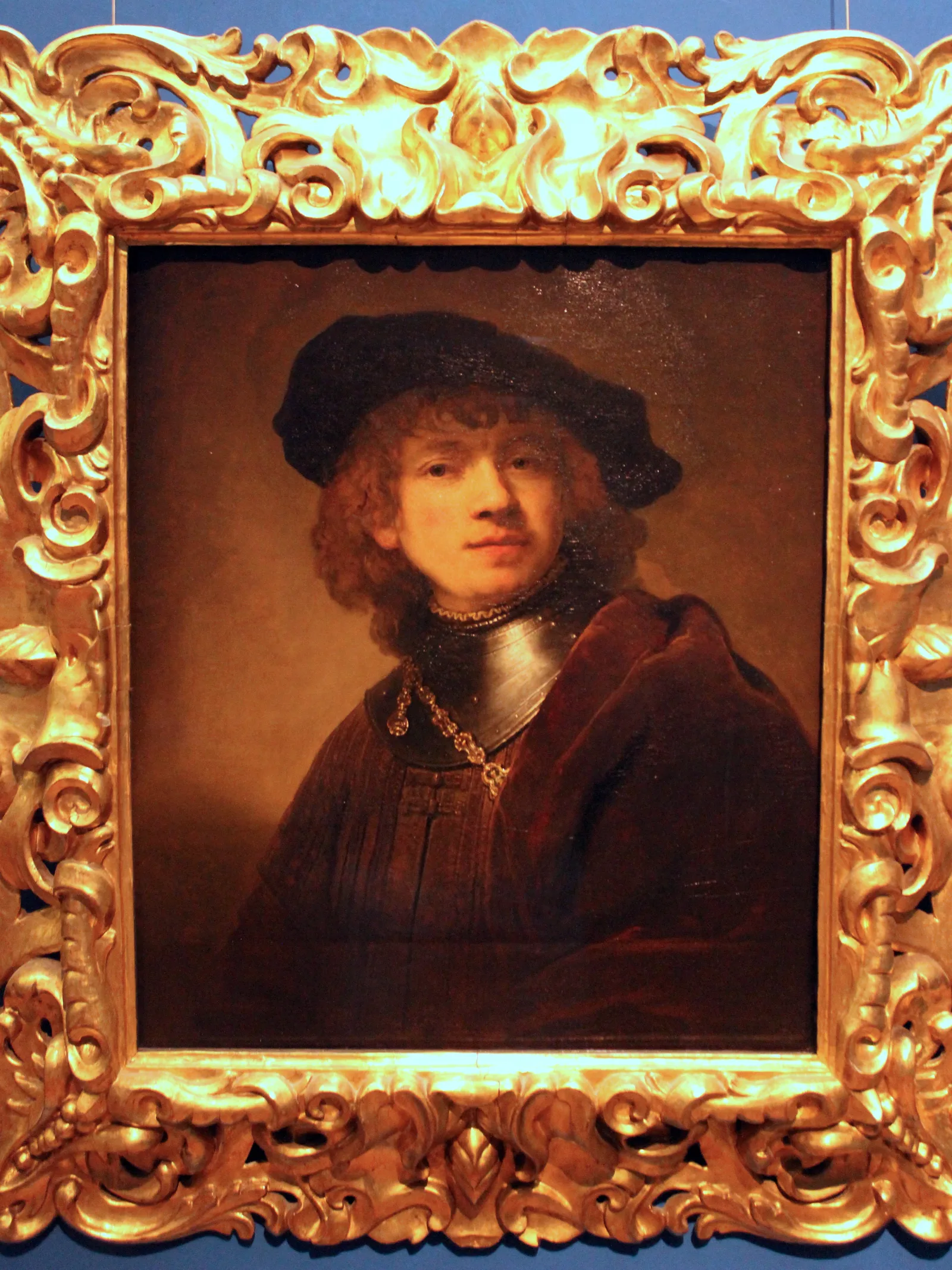 A Man in a Gorget and Cap, Rembrandt van Rijn