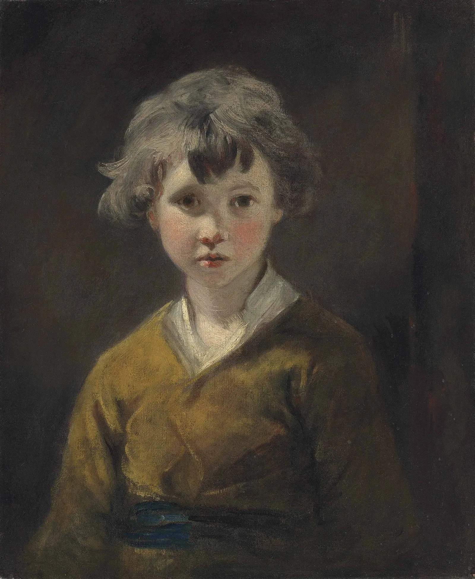 Edwin: study of a young boy, half-length, Sir Joshua Reynolds