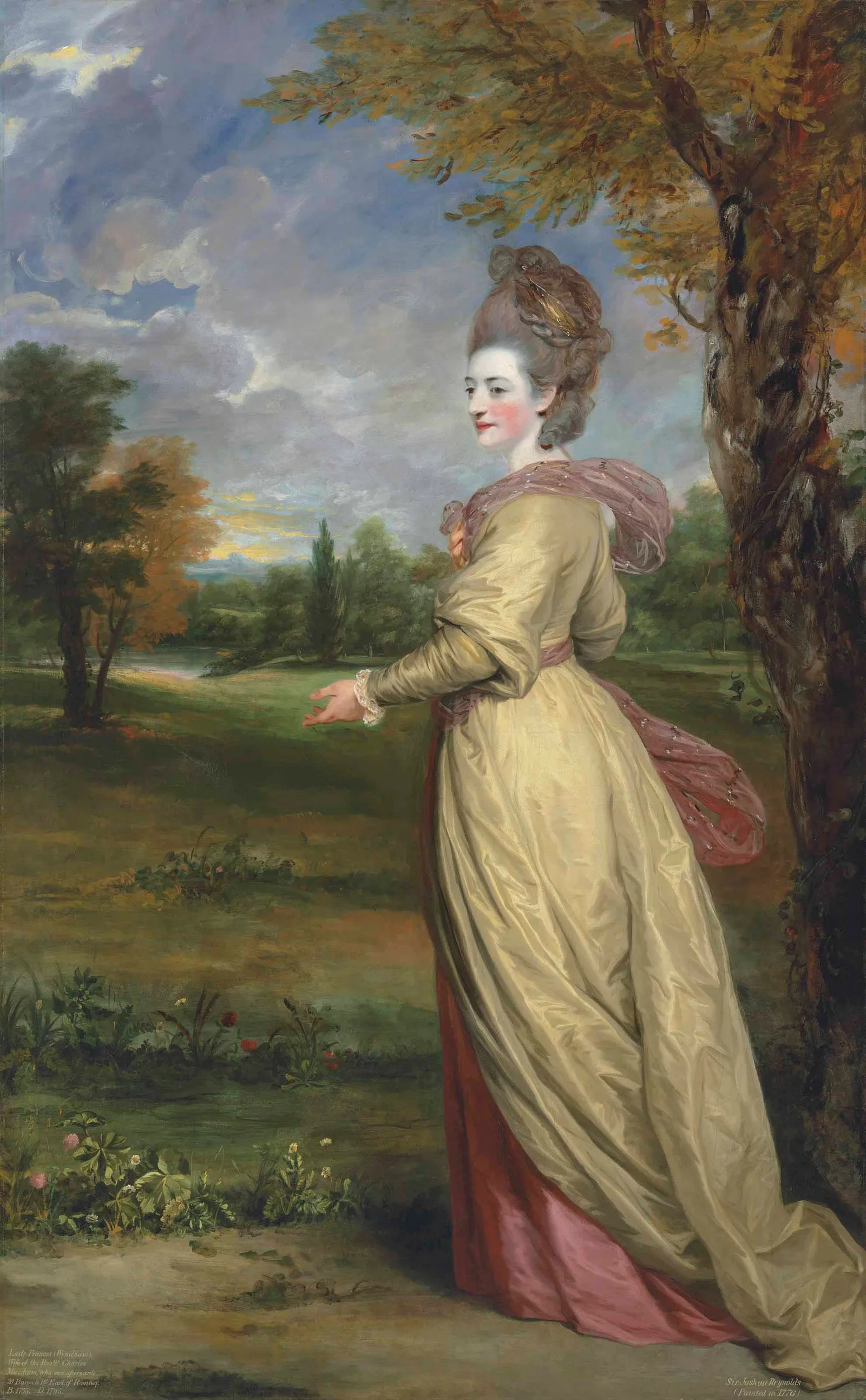 Portrait of Lady Frances Marsham, later Countess of Romney, Sir Joshua Reynolds