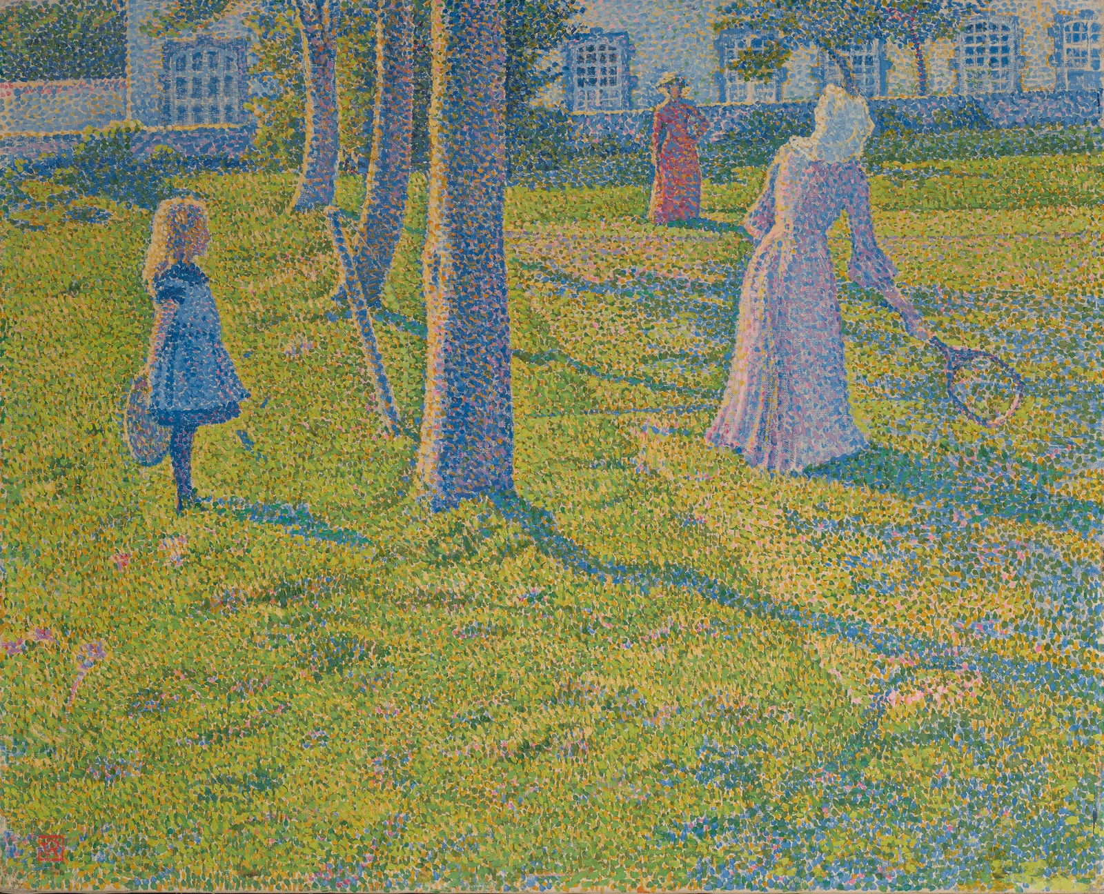 À Thuin ou La Partie de tennis, Théo van Rysselberghe