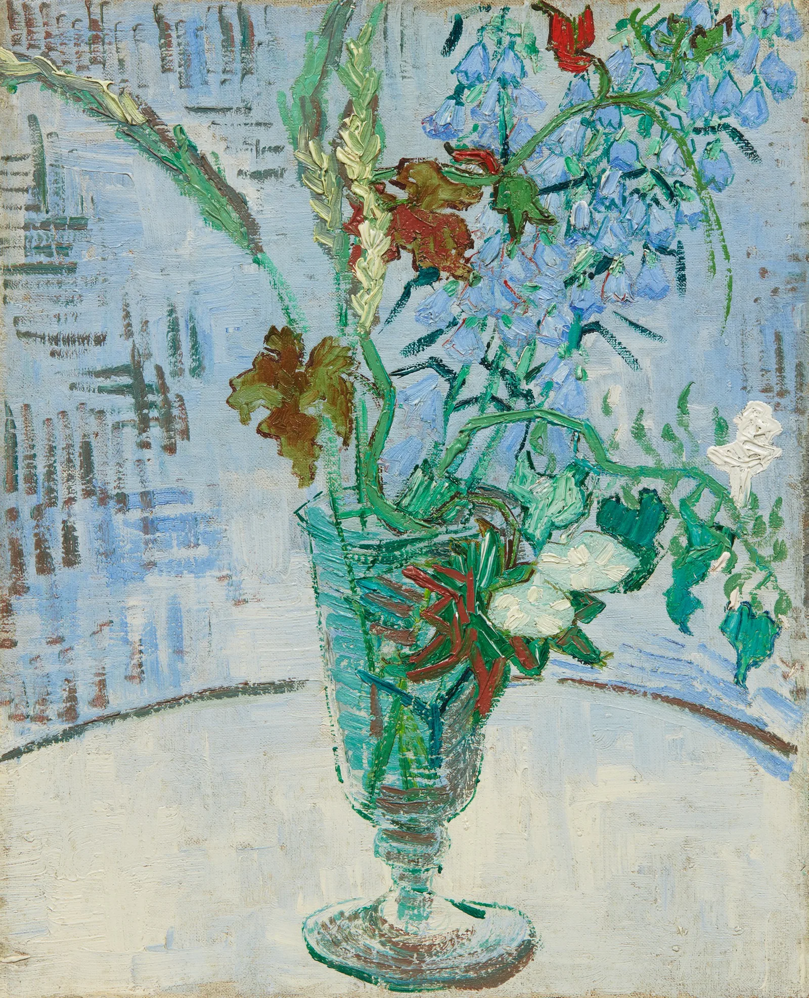 Fleurs dans un verre, Vincent van Gogh