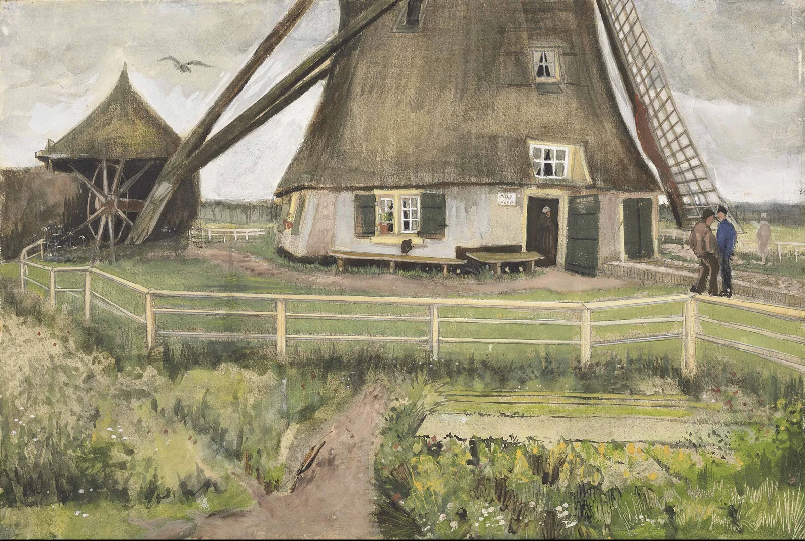 The 'Laakmolen' near The Hague (The Windmill), Vincent van Gogh