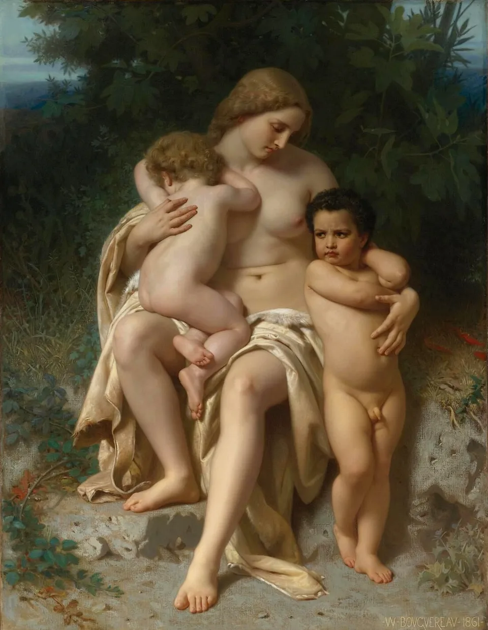La Première Discorde (Cain and Abel), William-Adolphe Bouguereau