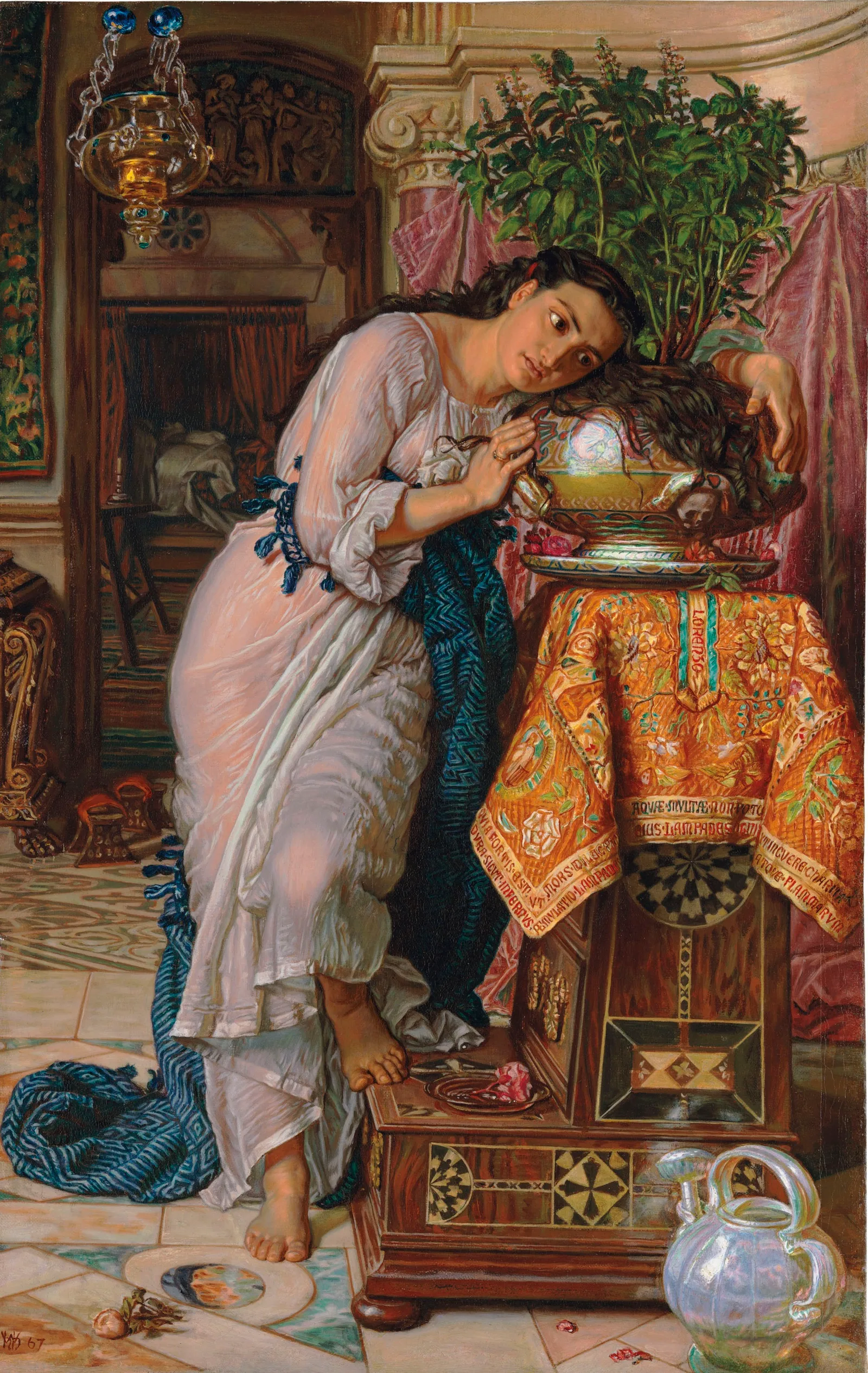 Isabella and the Pot of Basil, William Holman Hunt
