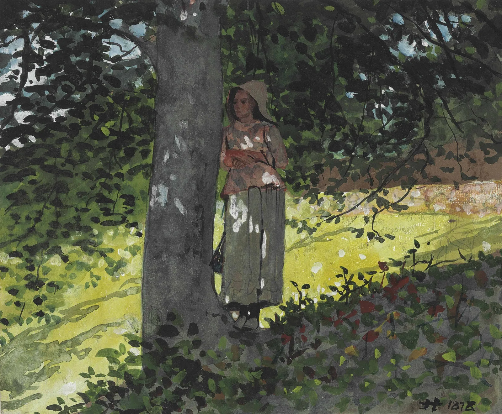 A Shady Spot, Houghton Farm, Winslow Homer