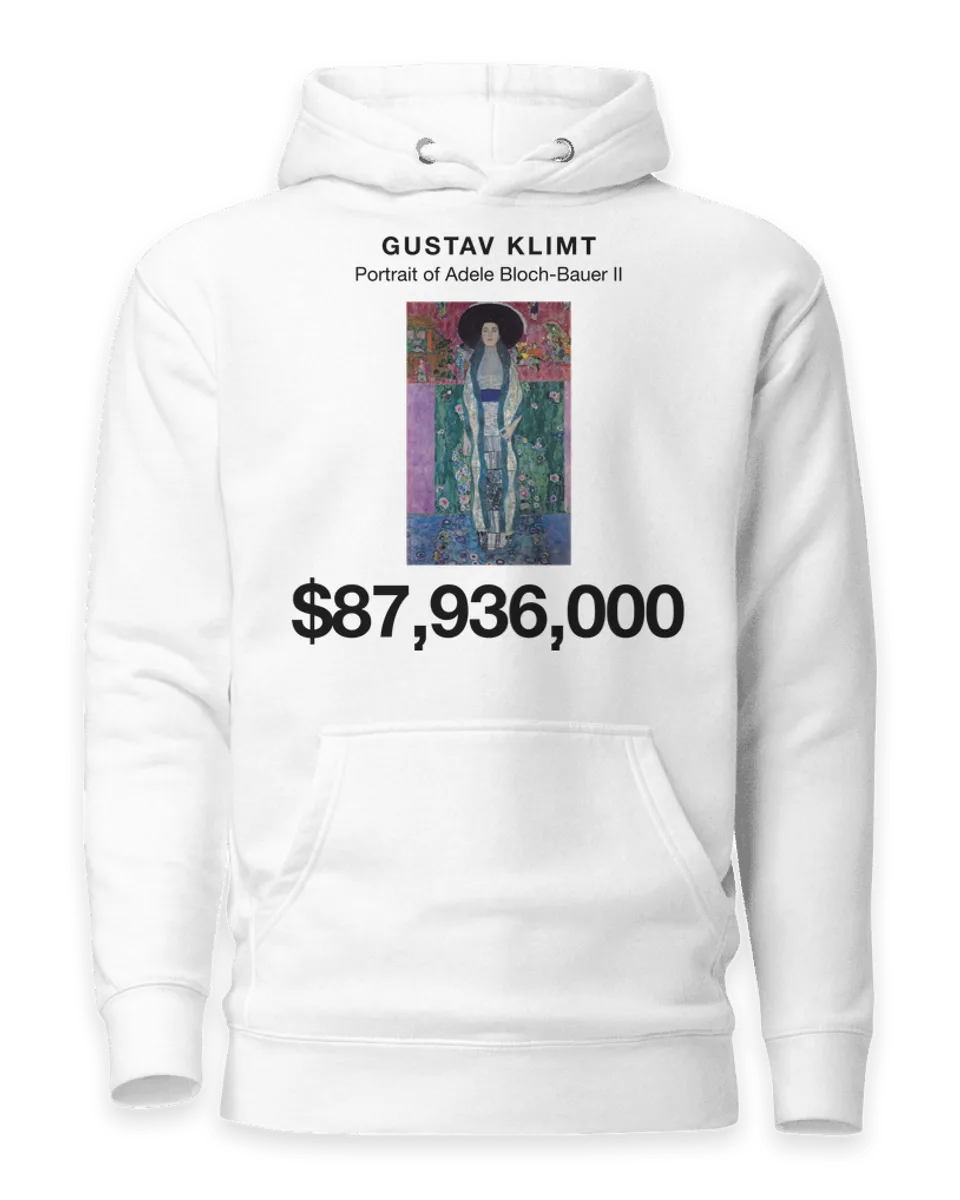 Hoodie: Portrait of Adele Bloch-Bauer II by Gustav Klimt