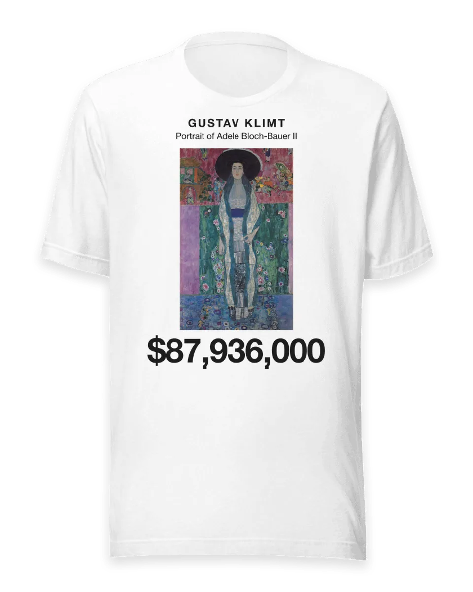 T-shirt: Portrait of Adele Bloch-Bauer II by Gustav Klimt