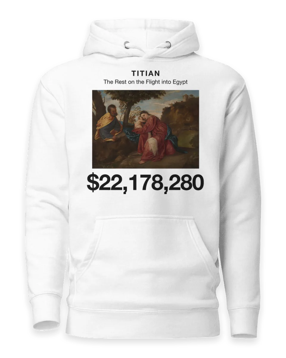 Hoodie: The Rest on the Flight into Egypt by Titian
